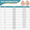 DXDXZDXLUF 1 Pair Silicone Breast Forms, Teardrop Fake Boobs Concave Bottom Mastectomy Prosthetic for Transgender Non Adhesive,A Cu view 3