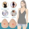 DXDXZDXLUF 1 Pair Silicone Breast Forms, Teardrop Fake Boobs Concave Bottom Mastectomy Prosthetic for Transgender Non Adhesive,A Cu view 4