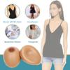 DXDXZDXLUF 1 Pair Fake Boobs, Teardrop Silicone Breast Forms Mastectomy Fake Breast for Transgender Self Adhesive,C Cup view 2