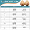 DXDXZDXLUF Silicone Breast Forms, Mastectomy Prosthesis Teardrop Fake Boobs Bra Enhancer Inserts for Transgender Self Adhesive,EE C view 4