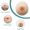 DXDXZDXLUF Teardrop Fake Boobs, 1 Pair Silicone Breast Form Mastectomy Prosthesis Transgender Cosplay Non Adhesive,A C view 2
