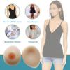 DXDXZDXLUF Teardrop Fake Boobs, 1 Pair Silicone Breast Form Mastectomy Prosthesis Transgender Cosplay Non Adhesive,A C view 3