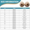DXDXZDXLUF Teardrop Silicone Breast Forms, Concave Bottom Fake Boobs for Mastectomy Transgender Brown,J Cup view 3