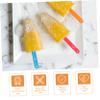 HAPINARY 100pcs Ice Pop Wood Sticks for DIY Ice Cream and Craft Projects, Wooden Material, 11.5cm Length, for Boys and Girls Hand-Made Lollipops and Parent-Child Interaction Activities view 4