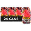 Fizzy Soft Drink Cans 330ml Assorted Sugar Free Flavours Refreshing Carbonated Beverage Pack Tng (24, Strawberry Smash) view 2