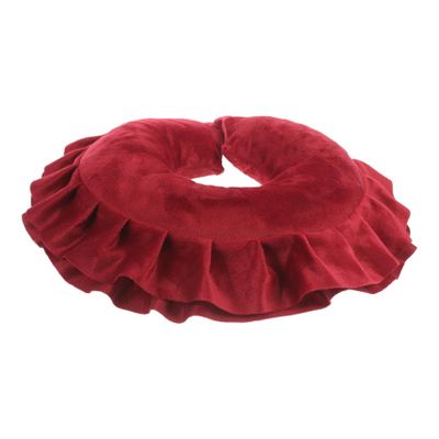 BESTYASH Comfortable and Pearl Table Skin-Friendly Made of Cotton Polyester Red Pillow for Massage Beauty Bed Salon and Spa Use