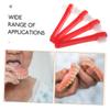 Anneome 8pcs Dual Headed Dental Toothbrushes Dualhead Design, Portable Size, Made of Pp and Nylon, for Cleaning Dentures, Retainers and False Braces view 3