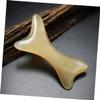 BAZEITFLOW Natural Horn Face Gua Sha Tool Muscle Relaxant Multi-functional Massage Board view 2