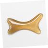 BAZEITFLOW Natural Horn Face Gua Sha Tool Muscle Relaxant Multi-functional Massage Board view 3