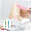 BATHVEVE 3pcs Silicone Wax Sticks Hair Removal Applicators Non Stick Spatula for Body Waxing Long Handle for Easy Grip Premium Quality Silicone for Safe Use view 2