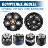 2PCS Magnetic 6 Blade Head Shaver Replacement Heads for DOAO JoyKoi Solimpia Singphere AEXIRI Head Shaver view 2