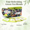 Tealia Ceylon Green Tea Gift Set, 20 Tea Bags, 4 Flavoured Green Teas view 3