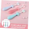 BATHVEVE 3pcs Cute Decorative Soft Bristles Toothbrush for Boys and Girls Comfortable to Hold Handle for Boy Girl Manual Cleaning view 2