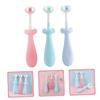 BATHVEVE 3pcs Cute Decorative Soft Bristles Toothbrush for Boys and Girls Comfortable to Hold Handle for Boy Girl Manual Cleaning view 3