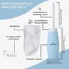 LUXEART Mobile Bidet SPA, Hand Travel Bidet with Bag, Peri Bottle with 400 ml, Portable Intimate Shower in Baby Blue, the Butt Shower is Ideal for Pregnancy, Two Spray Variations, Versatile Use view 2