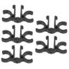 TOYANDONA 5pcs Trekking Pole Clamp Holder Fishing Rod Clips Walking Stick Connector Organizer Hiking Pole Fastener for Fence Panel view 1