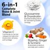 Glucosamine and Chondroitin Complex 1500mg, 180 Capsules, Up to 6 Months Supply High Strength Joint Support with MSM, Vitamin C, Turmeric, Ginger & Rosehip | London Life Sciences view 3
