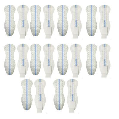20 Pieces Menstrual Sanitary Pads for Swimming, Waterproof Swimming Pads for Women Women, PU Clear Sanitary for Easy Stick On and Tear Off, Wearable Swimwear Sticker for Swimwear