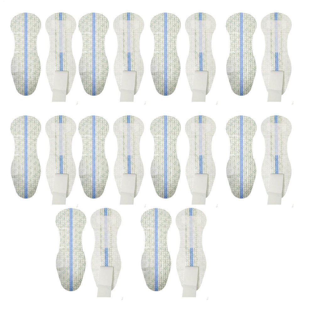 20 Pieces Menstrual Sanitary Pads for Swimming, Waterproof Swimming Pads for Women Women, PU Clear Sanitary for Easy Stick On and Tear Off, Wearable Swimwear Sticker for Swimwear