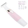 Electric Body Depilator USB Rechargeable Women Shaver Painless Hair Removal Machine 5 in 1 Multifunctional Blades Wet Dry Use Compact Portable for Full Body Facial Nose Eyebrow view 4