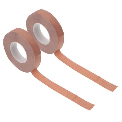 TOVINANNA Breathable Adhesive Finger Tapes Safe Synthetic Material 2pcs Light Brown Colour for Guzheng and Pipa for Music Lovers and Professional Players