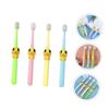 TOVINANNA 4pcs Kids Oral Care Toothbrushes for Children Ages 2-10, Soft Bristle Toothbrush with Comfortable Teeth Cleaning Experience, Cartoon Modelling Pp Material, for Daily Use view 3