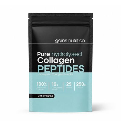 GN Collagen Peptides Powder | Hydrolyzed Bovine Collagen Powder - 250g Collagen-Supplements Halal & Kosher | Unflavoured & Unsweetened Collagen Supplements for Women & Men with Essential Amino Acids