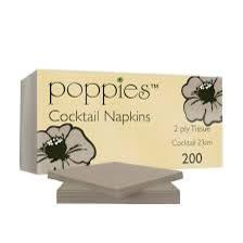 Pack of 4000 Recycled Paper Napkins - Small and Individual - 100% Recyclable and Biodegradable - Ideal for Cocktail - Modern Design - 24 x 24 cm Folded -
