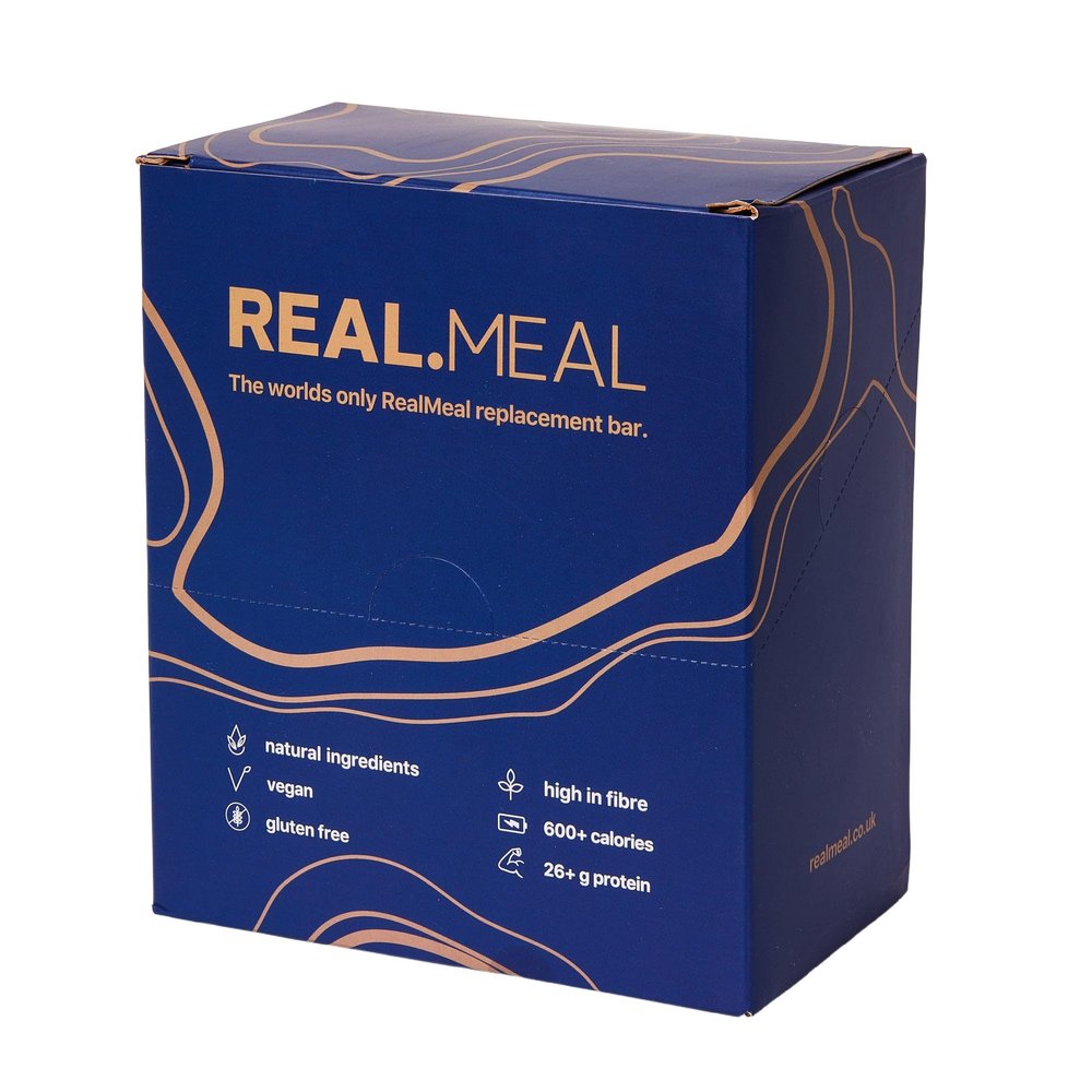 Expedition Pack: Bulk Box of 10 RealMeal Bars - Single Flavour Blueberry Almond