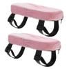 HAMPPLIES Soft Pp Cotton Armrest Pads 2pcs for Office and Wheelchairs Elastic Non-slip Covers Washable Elbow Support for Gaming and Desk Chairs view 1