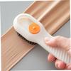 PACKOVE 2Pcs Shoe Cleaning Brush Set with Automatic Liquid Dispensing, Plastic Material, Comfortable to Hold and Good for Hanging, for Laundry and Household Cleaning view 2