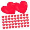 GOOHOCHY 50pcs Heart-Shaped Adhesive Bandages for Wound Caring, Portable Waterproof Pe Material, Breathable Small Patches for Emergency Use and Can Be Put in Bag view 1