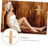 GLEAVI Wooden Hourglass Sauna Timer with Precision Calibration and Polished Finish, 15-minute Glass Timer for Sauna Room and Dry Steam Room Use view 3