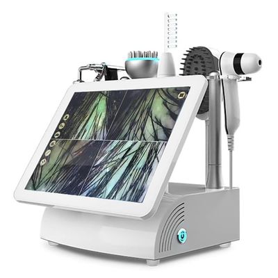 5-in-1 Hair Follicle Analyzer, Multifunctional Scalp Detector with 50X/200X Magnification, 32GB Storage, Home & Salon Hair Care Solution for Scalp Health