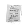 Zerodeko Silica Gel Moisture Absorber Packets Safe for Human Use 100pcs 2 Gram Each Prolonged Moisture Absorption for Shoes and Clothes for Closet and Food Storage view 2