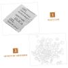 Zerodeko Silica Gel Moisture Absorber Packets Safe for Human Use 100pcs 2 Gram Each Prolonged Moisture Absorption for Shoes and Clothes for Closet and Food Storage view 3