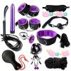 12 Piece Adjustable Classic Comfortable Nylon Bedroom Sports Set, Leather Racket And Whip Combination - D7 view 1