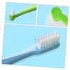 GANAZONO Double-Headed Orthodontic Toothbrush 4pcs with Single Tapered Interdental Bristles, Manual Portable Compact Brush Set for Daily Interspace Cleaning and Travel Use view 3