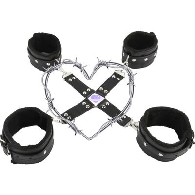 Black Cross Buckle Tool, Yoga Training Belt, Leather Fitness Belt - H4