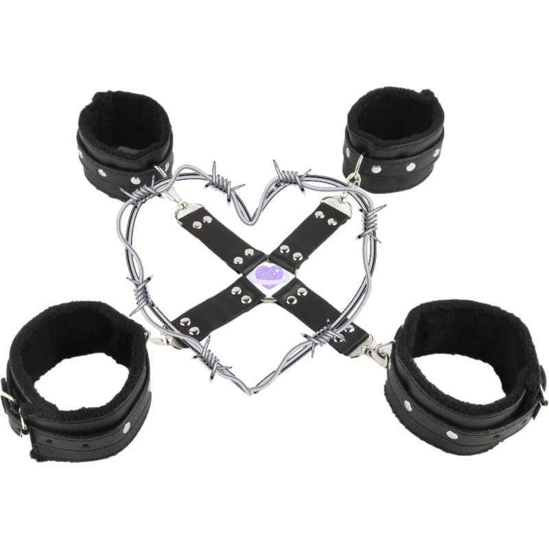 Black Cross Buckle Tool, Yoga Training Belt, Leather Fitness Belt - H4