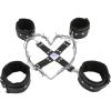 Black Cross Buckle Tool, Yoga Training Belt, Leather Fitness Belt - H4 view 1