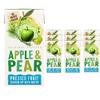 Fruit Flavour Water Variety Pack Apple & Pear, Mango & Summer Berries 200ml Juice Drink Cartons No Added Sugar - cwp (12 x Pack, Apple & Pear Kids Juice Drink)