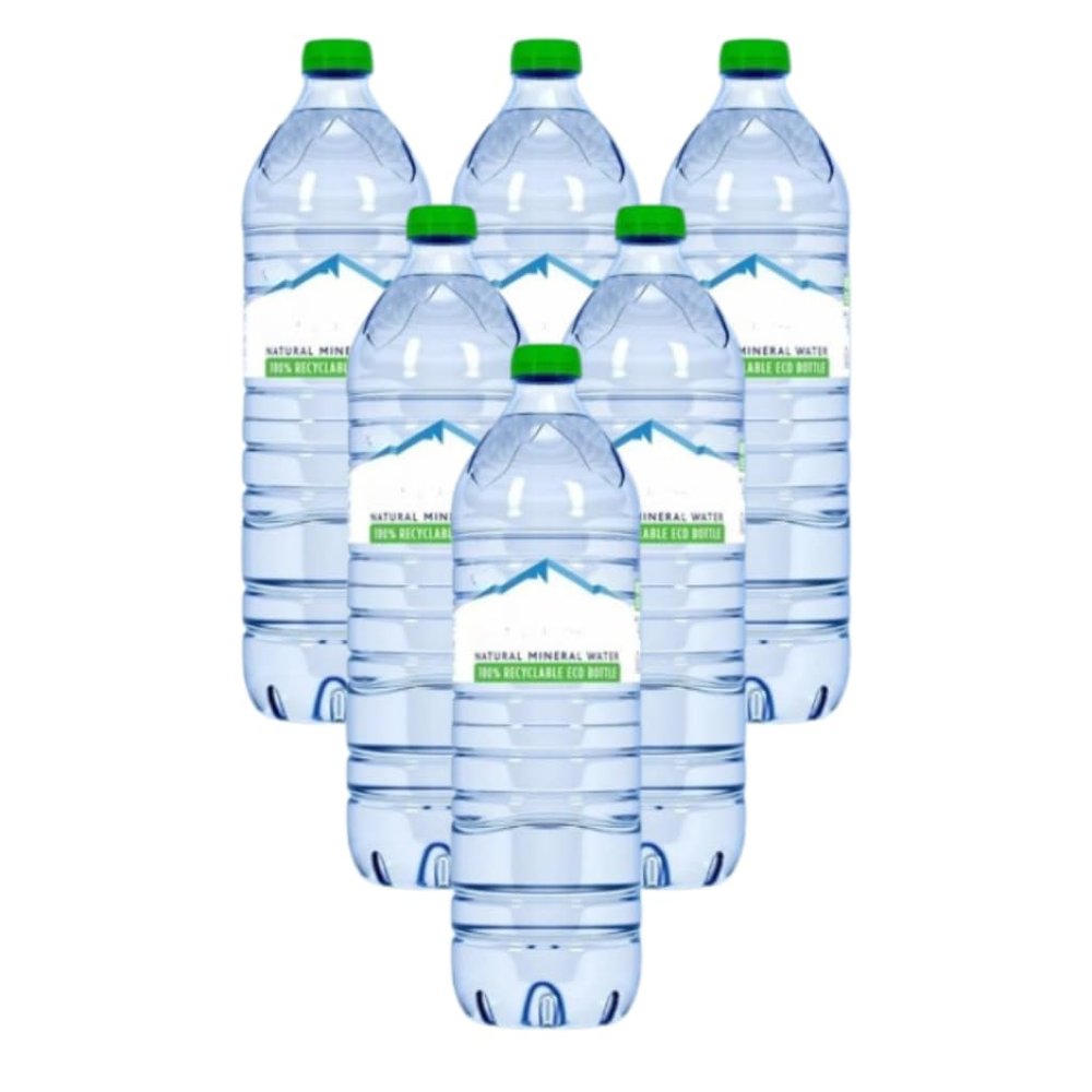 AVT Still Natural Mineral Water High pH and Low Sodium Hydrating and Refreshing Bottled Water 100% Recyclable (1.5 l (6 Bottles))