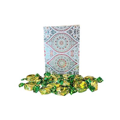 250g Rectangular Box Peppermint Pattern of Walkers Banana Eclairs Toffee