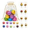 10 Assorted Blooming Flower Tea Balls Gift Set| Handmade Herbal Flowering Tea Balls Variety Individual Packing| Blooming Green Teas with Flowers for Teas Lovers, Anniversary, Valentine, Birthday view 1