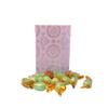 250g Rectangular Box Pink Shimmer Pattern of Hard Boiled Chocolate Limes Sweets view 1