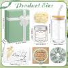 Teenyyou 10 Pcs Best Boss Gift Set Thank You for Women Lady Appreciation Day Gift Tumbler Candle Bracelet Hand Cream Keychain Hair Tie Card Box for Boss Day Office Leader Christmas(Green) view 2