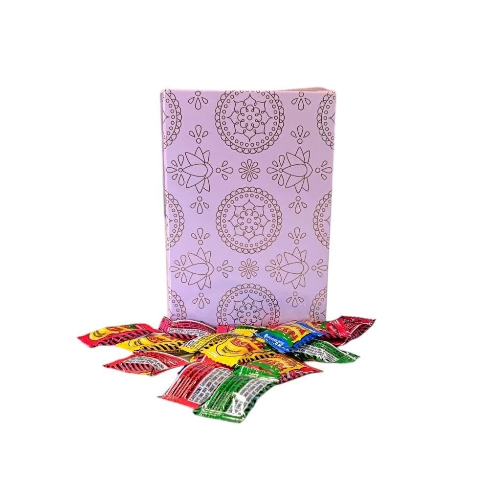250g Rectangular Box Pink Shimmer Pattern of Toxic Waste