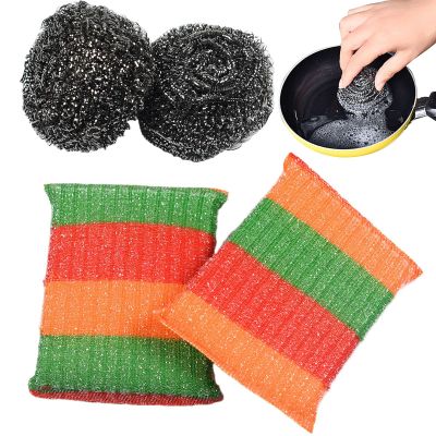 Dish Washing Rag Stainless Steel Wire Reusable Dishcloth