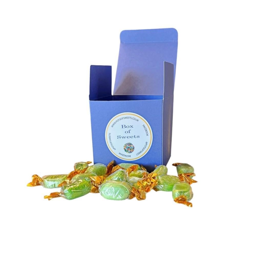 300g Galactic Blue Box of Hard Boiled Chocolate Limes Sweets